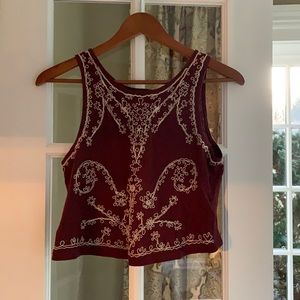 Embroidered top